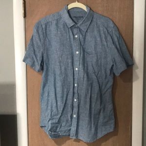 Line of trade Short Sleeve button down light blue